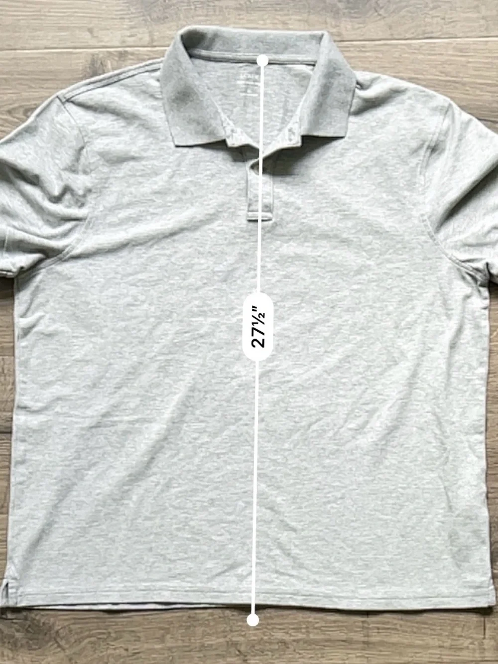 J. Crew Light Gray Men's Polo Shirt